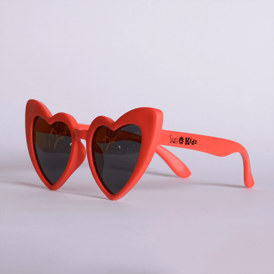 壊れにくい キッズサングラス UV400 - Heart